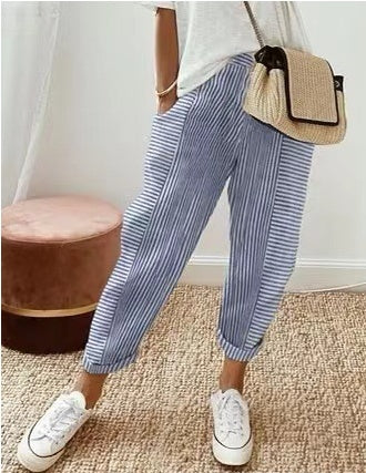 Women's Printed Multi-color Multi-size Casual Pants